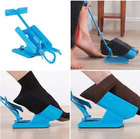 Premiumus 420013852524 Sock Slider Easy On Off Aid Kit Shoes Horn Pain Free No Bending Convenient