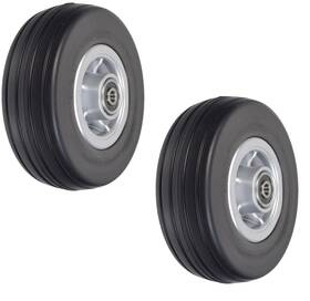 Whlasmb2131 Pride Mobility Products Corp. 6x2 Front Or Rear Caster Wheels Black Tire For Jazzy 600 Es Wheelchairs Set Of 2