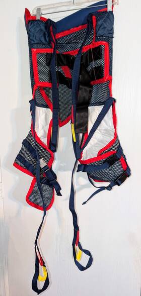 507910 Prism Full Body Support Sling Patient Walking Aid Adjustable Chest Legs Sz S New