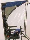 C7432 Protection Adult Max Powerchair Canopy Weatherbreaker Diestco Scooter Blue