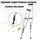 Pye1832548 Adjustable Height Underarm Crutched Aluminium Alloy Material Walking