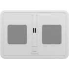 Qi El-qi-dcp-wt Dual Pad Charging Trident