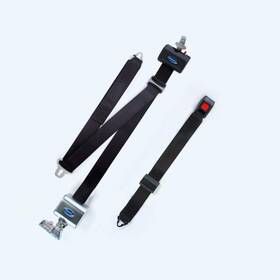 Qstraint 603964060280 Retractable Lap And Shoulder Combination Belt With Height Adjuster Q