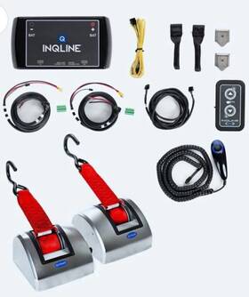 Q-84035 Qstraint Inqline Wheelchair Tie Down Kit With Floor Mounted Retractors