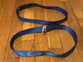 Q5-7580 Qstraint Wheelchair Webbing Loop Blue - Set Of 2