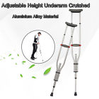 Qzt874849 Adjustable Height Underarm Crutched Aluminium Alloy Material Walking 6034327955464