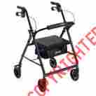 R72qw6bl Drive Medical Rolling Walkers Portable Foldable Rollator W Padded Seat 6 Casters Walker New 780437629103