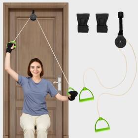 Reaqer 609792366358 Shoulder Pulley For Physiotherapy Over Door Exercise Injury Rehab
