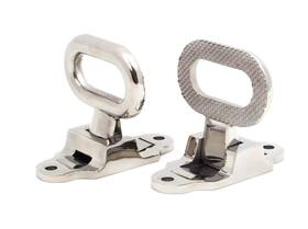 Red809011 Red Hound Auto 2x Stainless Steel Folding Step Assist Grab Handle Silver