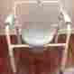 Ref9830-4 Portable Potty Chair Invacare Commode Chairs Handicap Toilet Adult Elderly Seat Bedside Folds