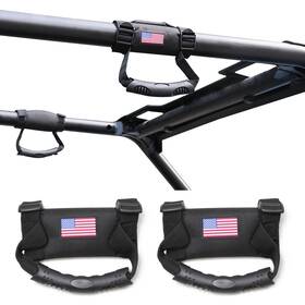 Utv60 Rerpro Utv Atv Roll Bar Grab Handles Grips Compatible With Polaris Rzr Black