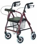 Rj4402r Graham Field Health Bariatric Rollator Hemi Burgundy Imperial 717076087667