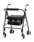 1029bl Rollator Brakes Push Aluminum 4 Blue Probasics Wheeled