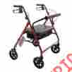 Ros-30196 30196 Roscoe Medical Bariatric Rollator Burgandy Or Blue