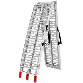 Ruedamann 732173966073 7.5ft Aluminum Loading Ramps Foldable Motorcycle Ramp 750 Lbs Cap