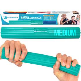Serenilite 850021715205 Flexible Resistance Bar For Tennis Elbow Relief And Golfers Hand Exercis