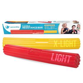 Ell-2p-flex-2023 Serenilite Flexible Resistance Bar 2-pack For Tennis Elbow Relief And Golfers E