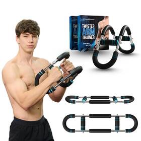 Sharkxtreme 199284920644 Twister Arm Trainer Adjustable Power Bar 40-100lbs Resistance And Ches