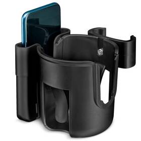 0941 Shopperals Clip-on Walker Cup And Phone Holder Only Designed To Be Compatible Black