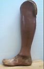 Size10 Left Foot Vintage Prosthetic Leg Size 10 Rubberized Hard Shell