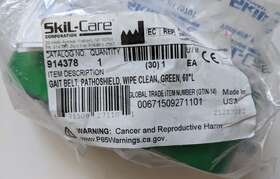 914378 Skil-care Gait Belt Green 60 Inch
