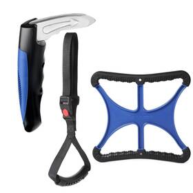 Fba-3-in-1 Sotvacmit 3-in-1 Mobility Independence Kit Car Door Handle For Elderly Black Blue