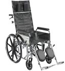 Std18rbdfa Drive Deluxe Sentra Free Shipping 18x16 Full Reclining Wheelchair