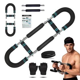 Stwpyl 762849275123 Twister Arm Trainer Portable Exerciser With Gloves And Headband For Men H