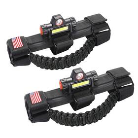 0508479 Sukemichi Handles Grab Roll Bar With Light For 2 Piece Black