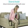 Sup1090blk Vive Stand Assist Mobility Standing Aid Rail For 818323025439