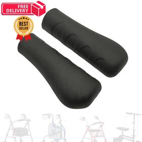 Szhsyjy 753456323406 2 Pcs Crutch Hand Grips Replacement Parts Fit For Rollator Walker Black