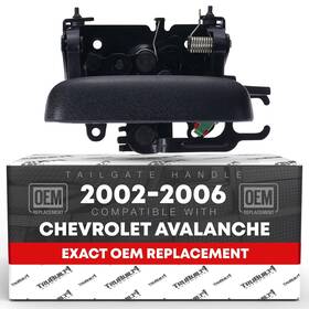 T1a-15086873 T1a Tailgate Handle Assembly - Compatible With 2002-2006 Black