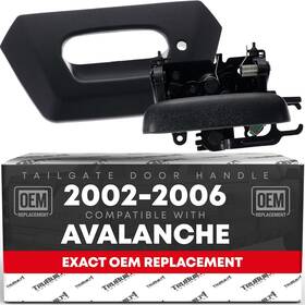 T1a-15094722 T1a Tailgate Handle Assembly Replacement - Black And Bezel