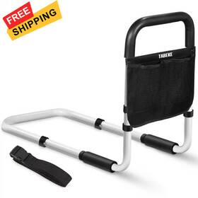 Tabeke 724725912294 Bed Rails For Elderly Adults Adjustable Assist White