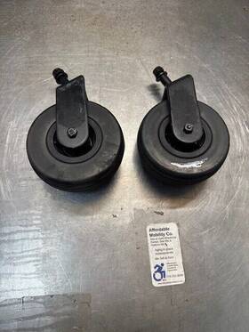 Tagc0039 Tag 6 Inch X 2 Caster Wheels With Forks Quantum Edge Stretto B6