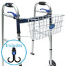 Tg0074-hks Top Glides Bundle Premium Walker Basket With Free 700987500592