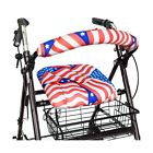 Tg0152-flg Top Glides Stars Stripes Universal Rollator Walker Seat And Backrest