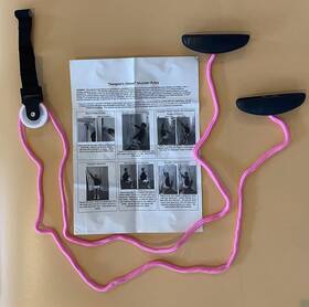 Therapists Choice 815290017948 Therapist S Shoulder Pulley Over The Door Includes Basic Exercise G