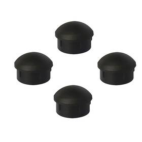 5j-uzxb-dwri Toeloioh Wheelchair Dust Cap Rollator Transport Chair Universal Parts Black