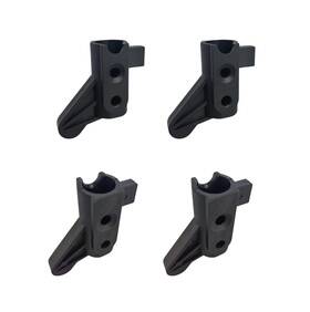 Toeloioh 706511989383 4pcs Rollator Backrest Brackets Pivot For Black
