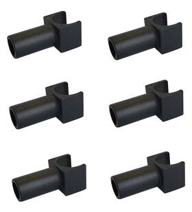 Toeloioh 715393917421 Replacement Of The Wheelchair Seat Rail Guide Fit 7/8 Inch Black