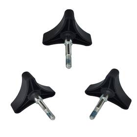 Toeloioh 768447136811 Knob Replacement Part Universal For Rolling Walker Rollator Black