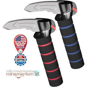Tonint 711181220063 2pack Car Door Assist Elderly Mobility Handle With Seatbelt Cutter Window Breaker