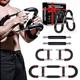 Txxzozg 731089392433 Twister Arm Exerciser 30-120lbs Adjustable Chest Spring Bar Upper Body