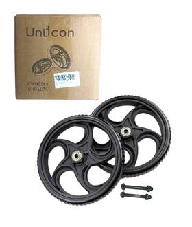 Unl-l079 Unlicon 1 Pair Wheelchair Walker Wheels 8 Inch Pvc Rollator Upright