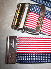 Usa Strap Gait Patient-assist Buckle Skil-care Belt Transfer Patriotic Metal