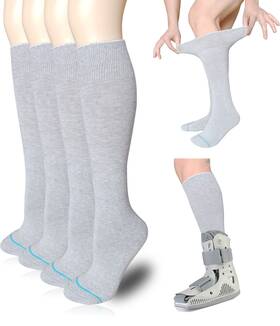 Fetegt3104 Veigike Replacement Sock Liner For Orthopedic Walking Boots One Size Grey