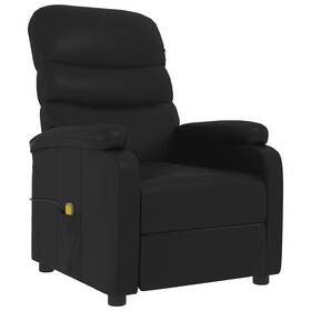 289689 Vidaxl Massage Recliner Massaging Chair For Elderly Faux Leather
