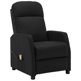 3074019 Vidaxl Massage Chair Massaging Recliner Push For Elderly Faux Leather