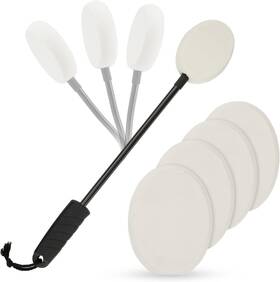 Lva3003blk Vive Bendable Lotion Applicator For Your Back - Easily Apply Sunscreen Black
